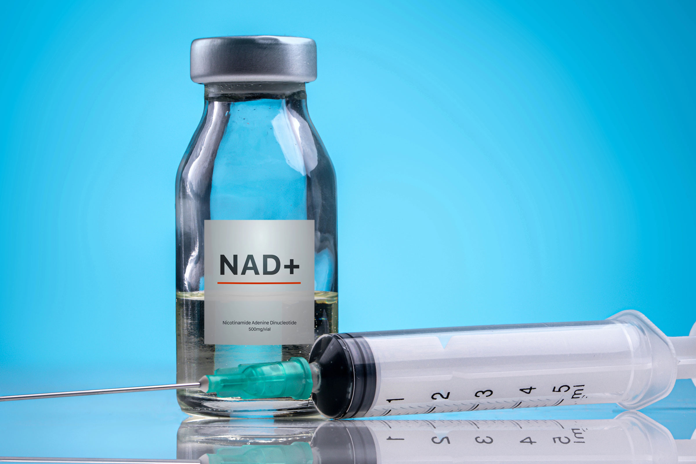 NAD+ injections prepared for clinician-guided longevity therapy